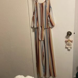 Multi-colored women’s romper